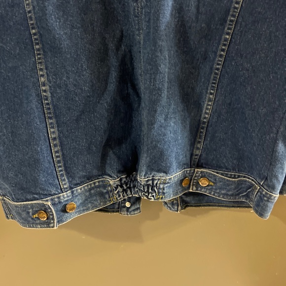 weathered blues jean jacket Womens Medium - Picture 6 of 8